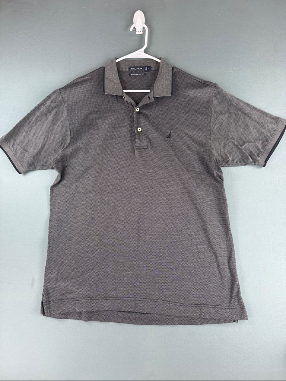 Nautica Men’s Dark Charcoal Polo Shirt